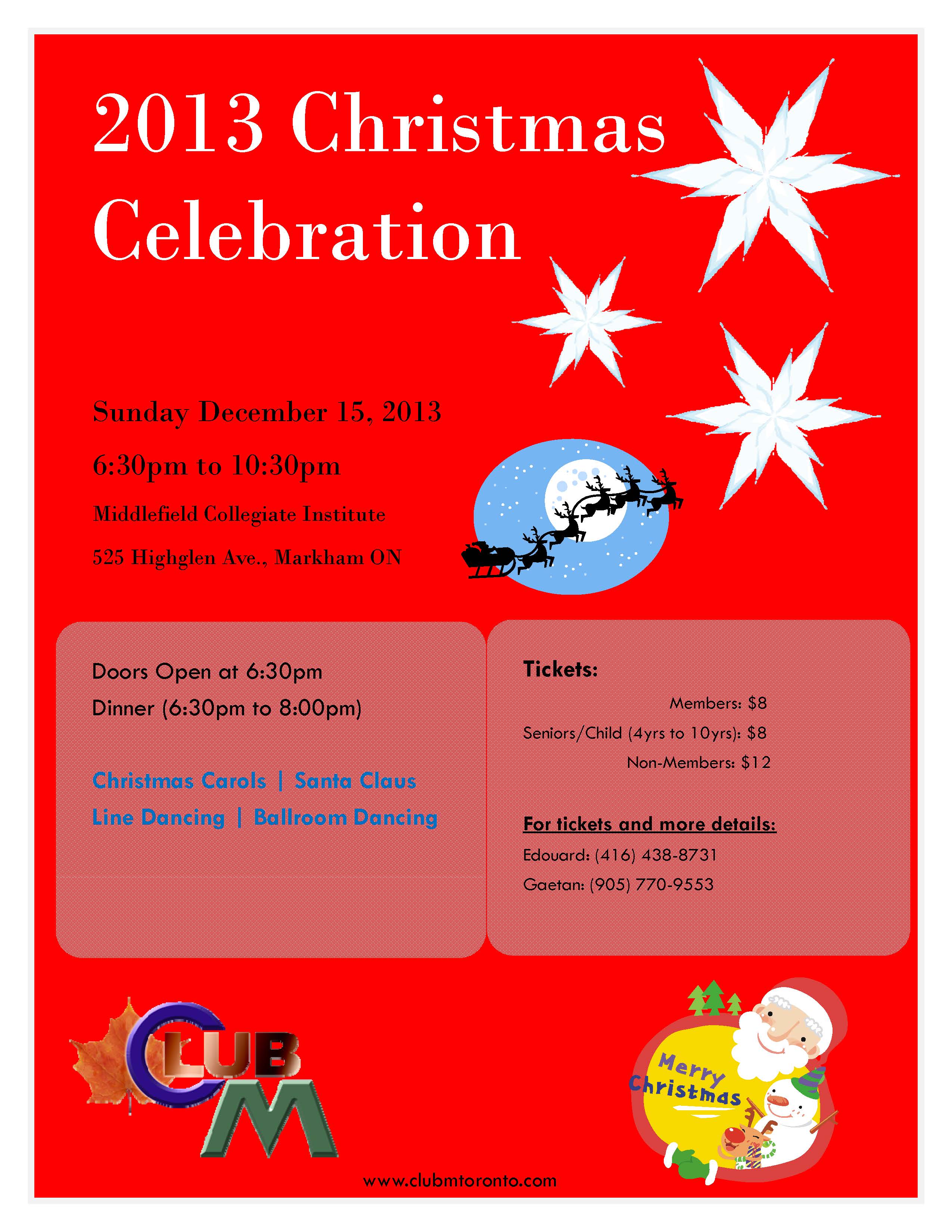 2013 Halloween Celebration Flyer